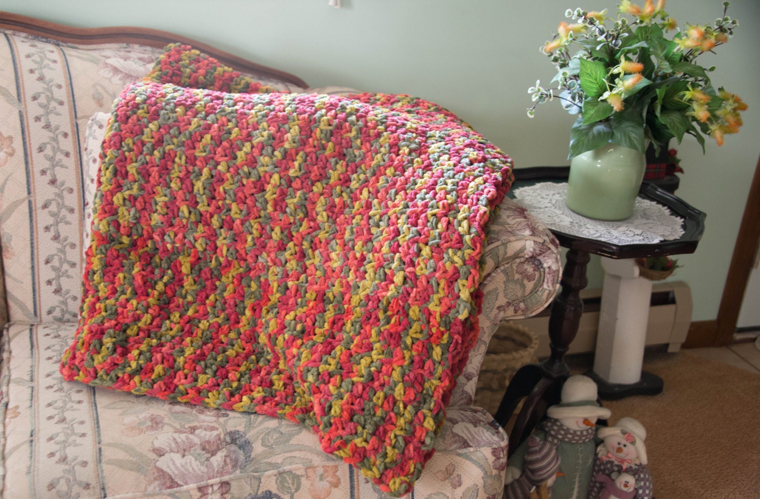 Bernat Blanket Harvest Afghan by TheCraftyConnector on Etsy