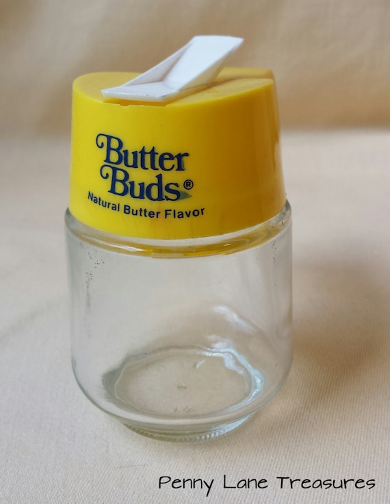 vintage butter buds dispenser natural by pennylanetreasures vintage butter buds dispenser natural by pennylanetreasures