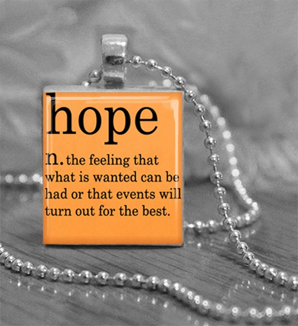 Hope Dictionary Definition Scrabble Tile By Customdesignstudio