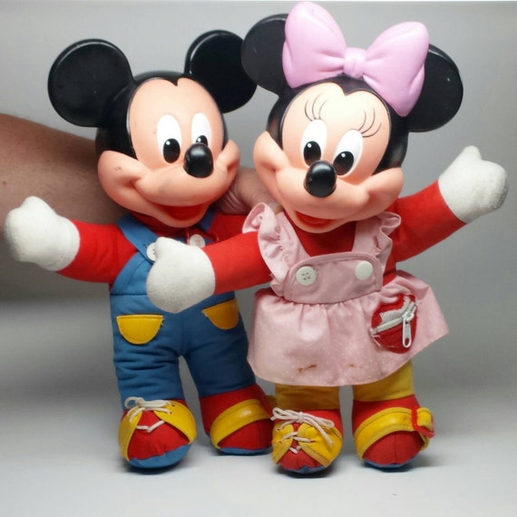 mickey and minnie dolls