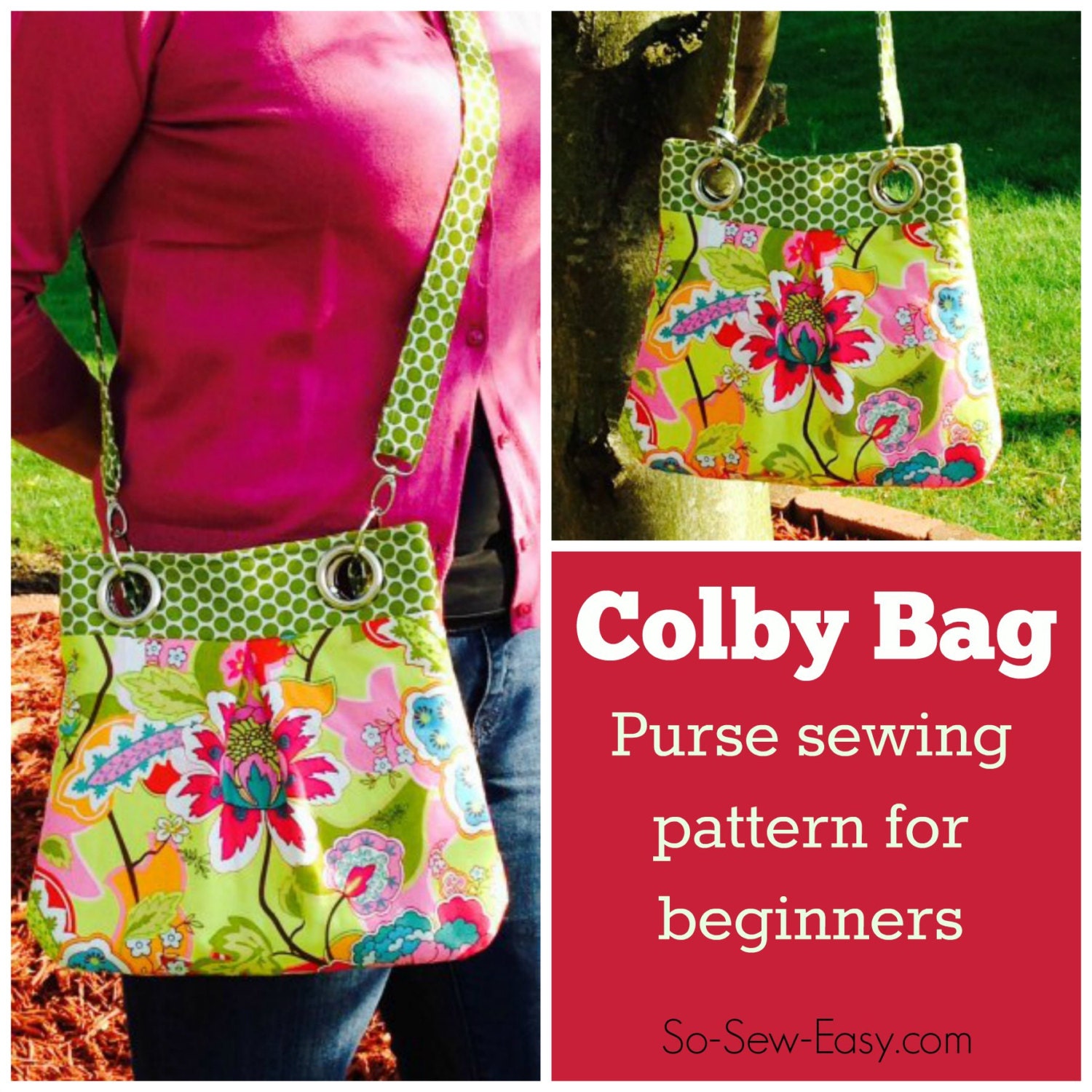 Colby Bag PDF Sewing pattern