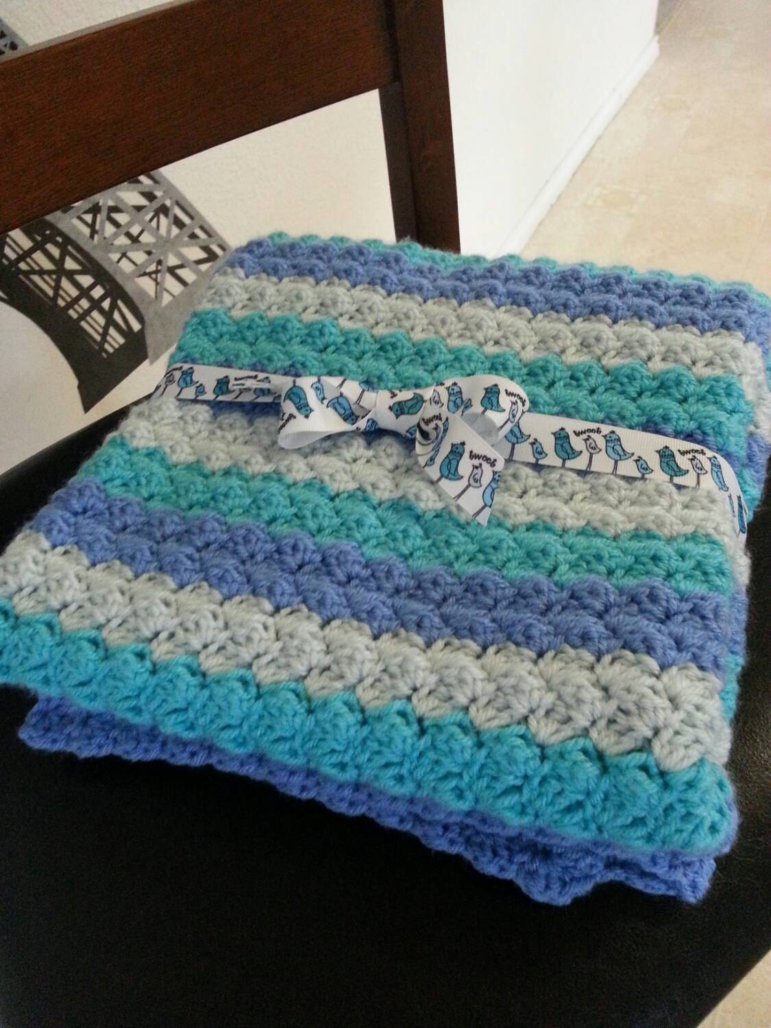 Frozen Themed Crochet Baby Blanket baby crochet blanket blue