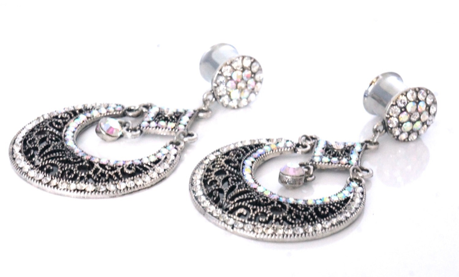 Wedding Gauges 4g 2g 0g 00g 1/2 Dangle Plugs 4mm