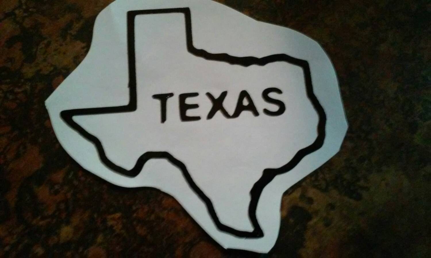 TEXAS / Window Decal/Texas Window Decal/State Of Texas Decal
