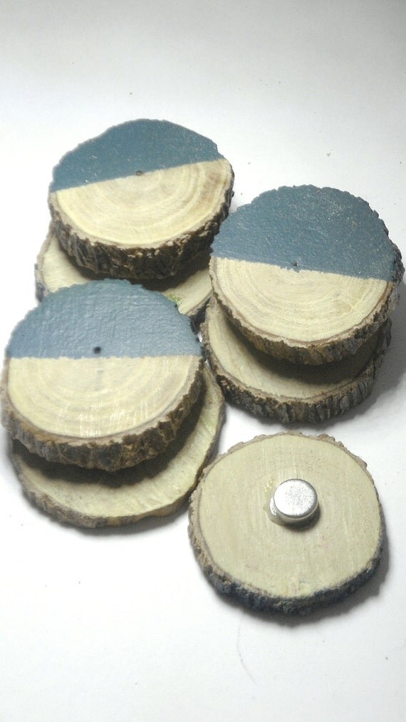 wood Pack of 7 wooden for fridge by XaviCrafts