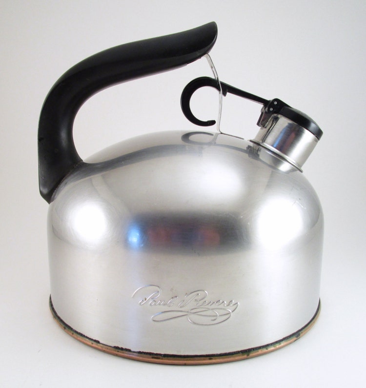 Revere Ware Tea Kettle Stainless Tea Kettle w/ by TREASUREandSUCH