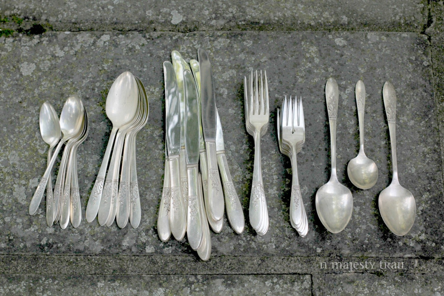 Silverplate Flatware Set by Simeon & H Rogers Co