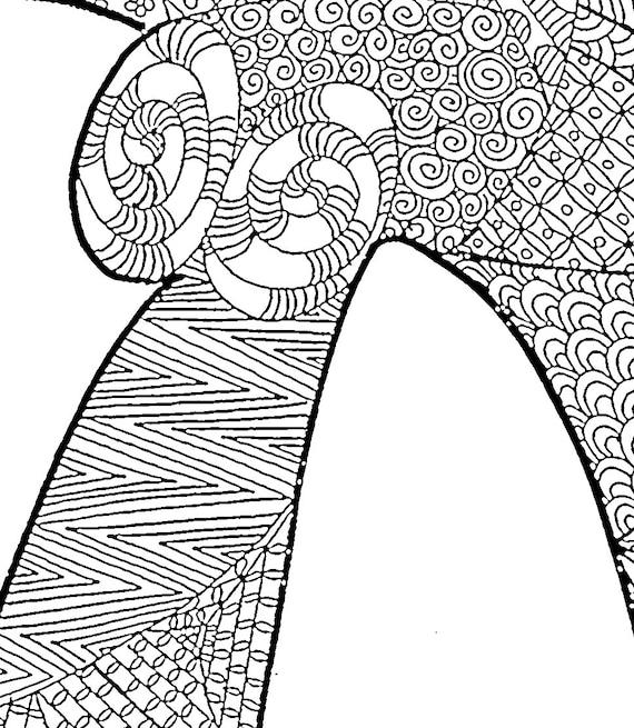 zentangle coloring pages trees - photo #23