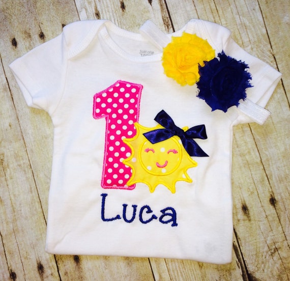 Are My Sunshine - First Birthday Outfit , 1st Birthday Sunshine Outfit ...