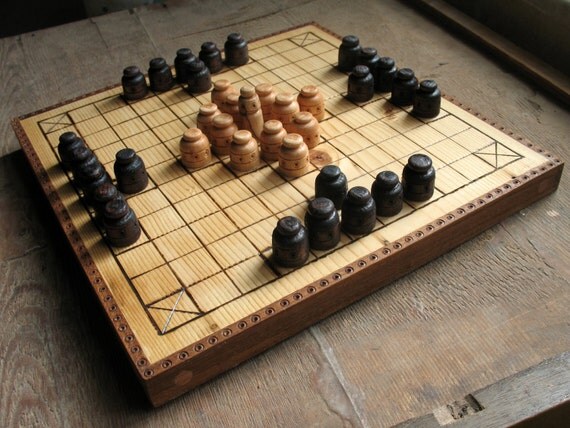 Hnefatafl ancient strategy board game