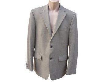 Vintage Montego super 130's men blazer jacket brown