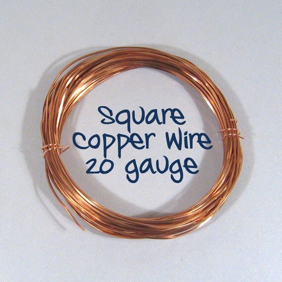 20ga 50ft SQ DS Square Copper Wire