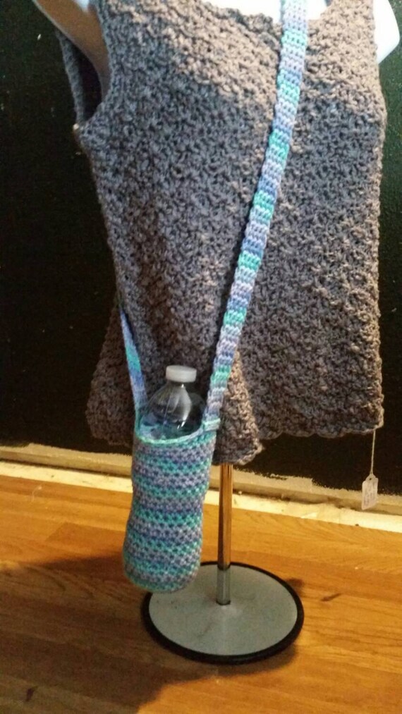 over the shoulder water bottle holder ocean bottle carrier