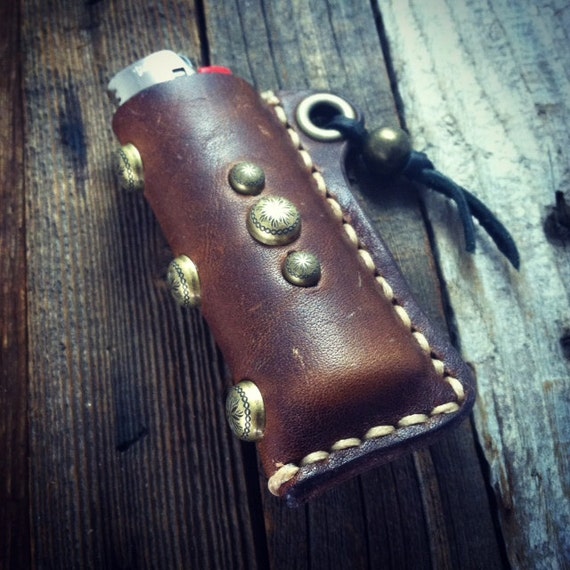 Items similar to Leather Lighter Case on Etsy