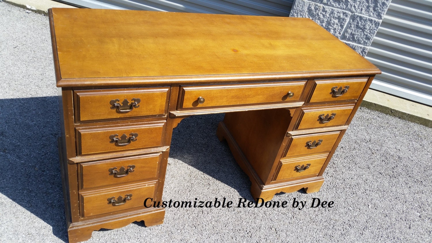 PAINTABLE Bassett Furniture Executive KneeHole Desk