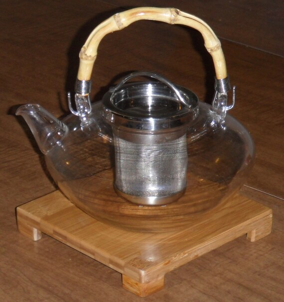 BONJOUR 32 Ounce ZEN Glass Teapot Break/Chip by LIPSCoolStuff