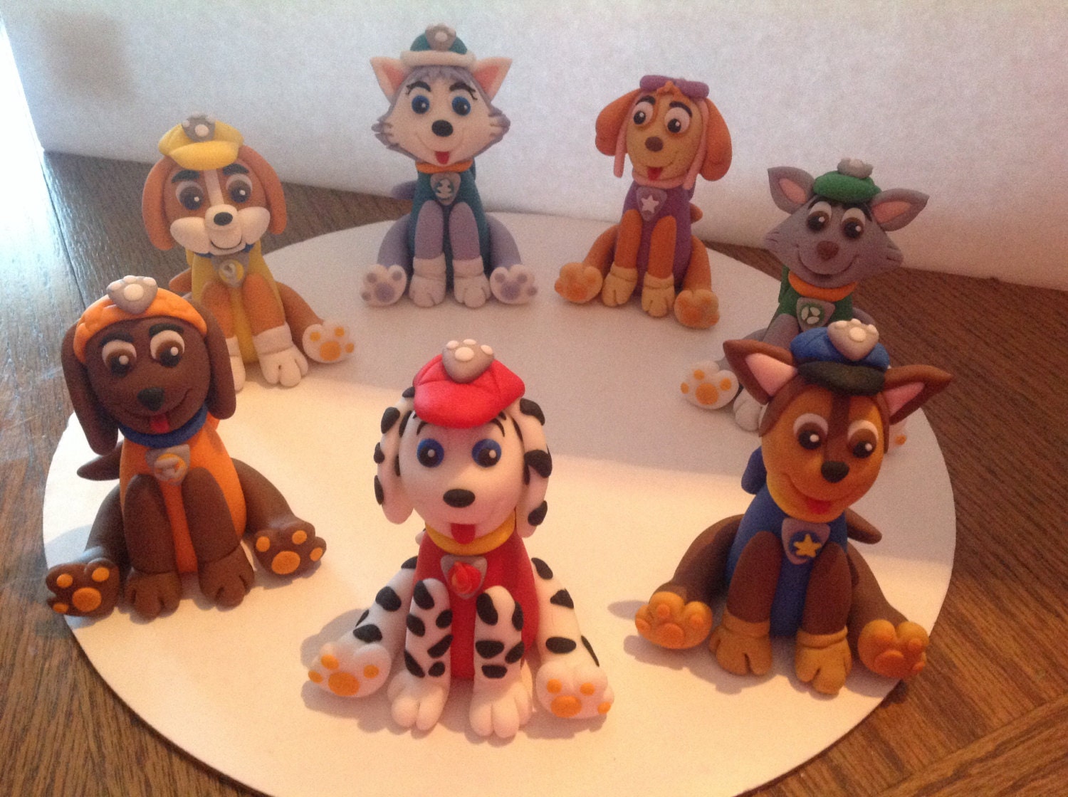 Paw Patrol Fondant Cake Toppers Set by AfterHoursCakery on ...