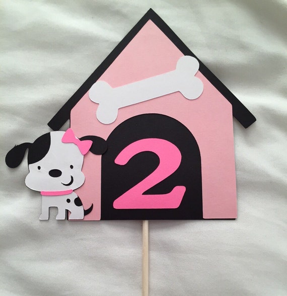 Items similar to Puppy Party Cake Topper // Smash Cake Topper // Puppy