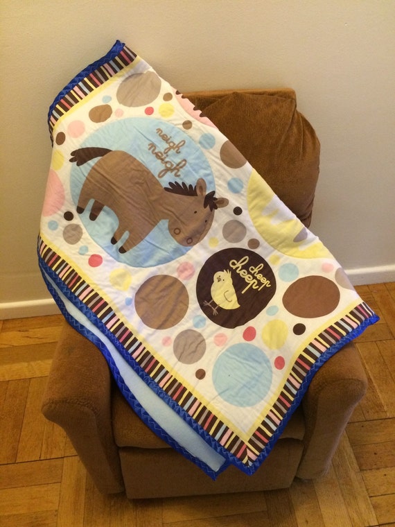 Items Similar To SALE!- Animal Baby Blanket On Etsy