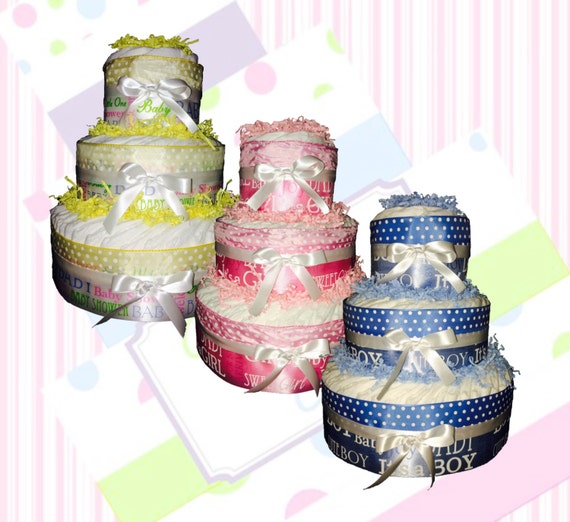 Diaper Cake Kits by ChicBabyCakes on Etsy
