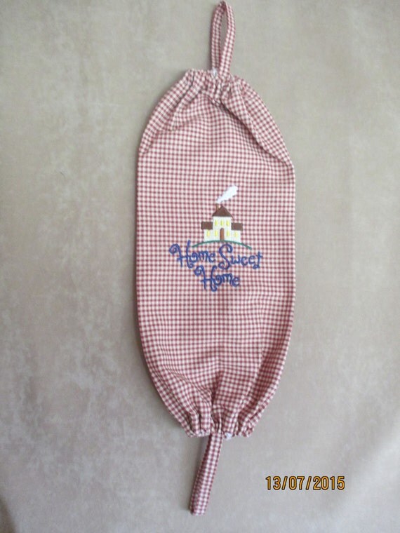 Celebrate HOME plastic bag organizer machine embroidery