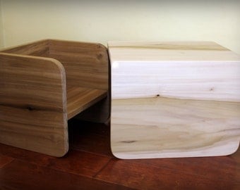 Montessori Cube Chair Set - 1 large, 1 small