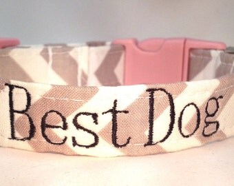 WEDDING DAY Dog Collar-Best Dog or Dog of Honor