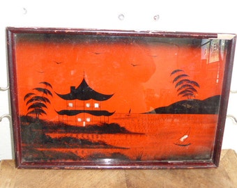 Asian art deco | Etsy