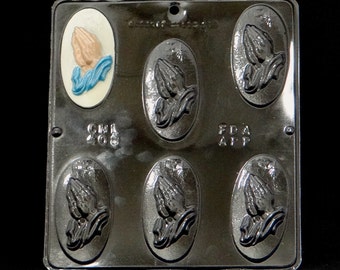 Praying Hands Chocolate Candy Mold Religious 408