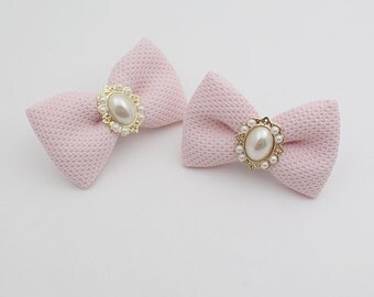 Detachable Pink Bridal Shoe Clips,Shoe Clips, Bridal Shoe Accessories,wedding shoes corsage,ribbon shoes clip,shoeclip,shoes clip
