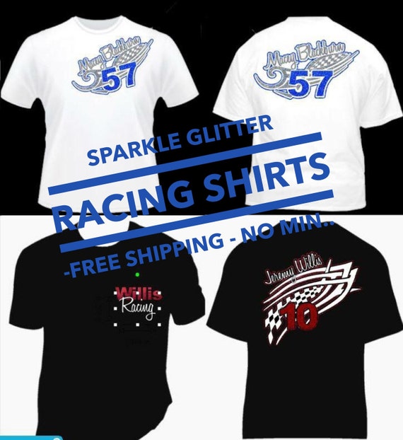 Items similar to Personalized Racing Shirts! Design your Own Your Shirt