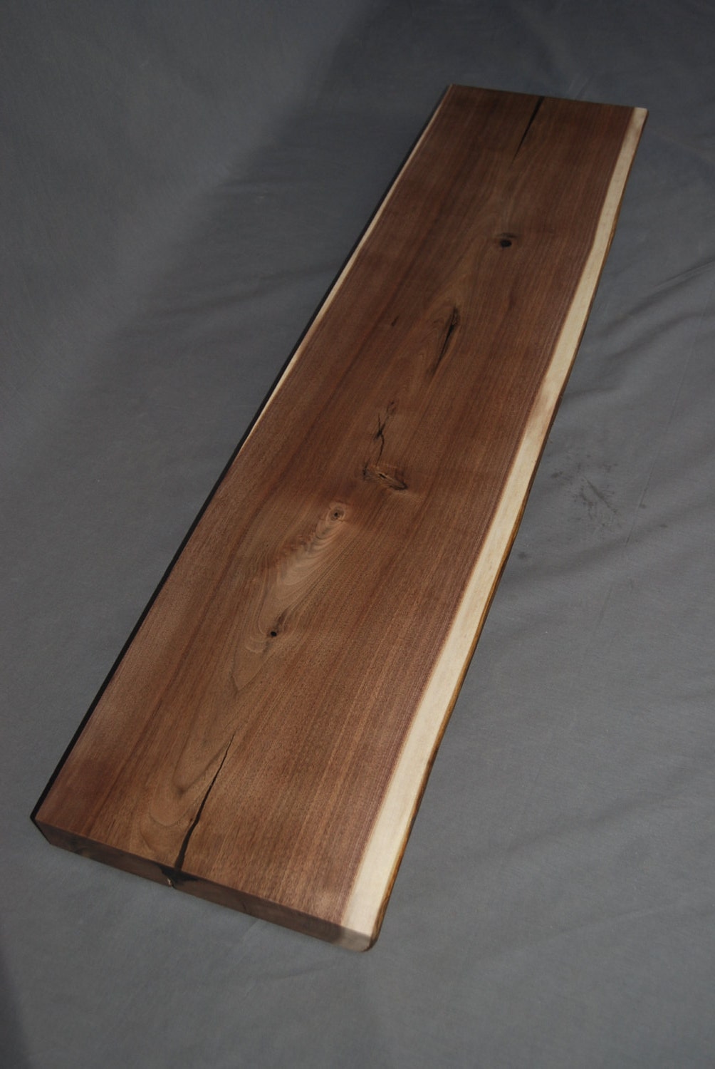 Made to Order Live Edge Walnut Stair Treads Stairs by Teraprom