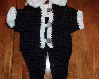 Dog Tuxedo!! This handsome tuxedo can be made in any size! Great gift! FREE STANDARD SHIPPING!!!