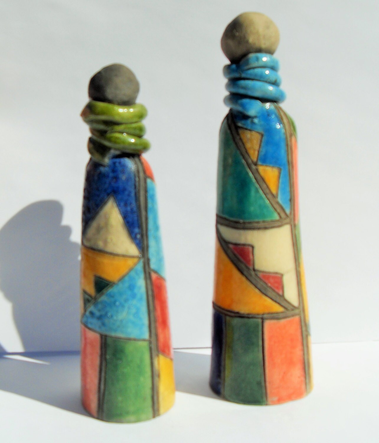 Vintage Hawaiian Pottery Art Art Statutes by GingersLittleGems