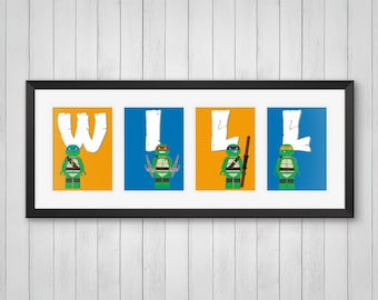 Ninja Turtle Wall Decor ninja turtle decor | etsy Ninja Turtle Wall Decor ninja turtle decor | etsy