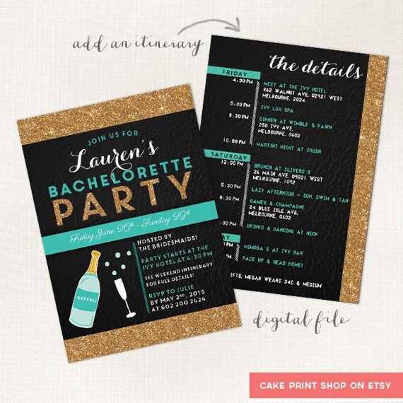 Double Sided Birthday Invitations 9