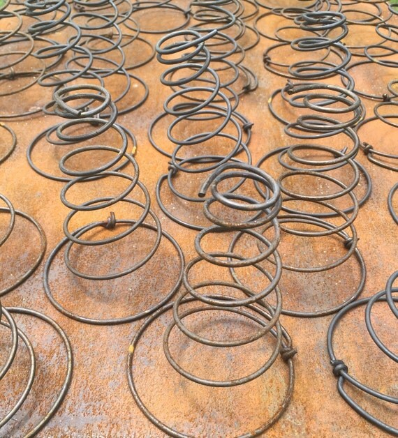 Set of 4 French Vintage Metal Bed Springs by FrenchVintageRetro