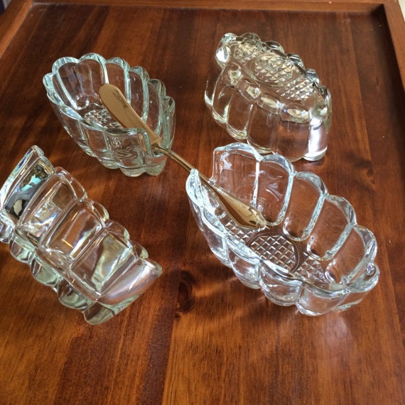 Princess House Crystal Spoon Holder Buffet Caddy Art Deco