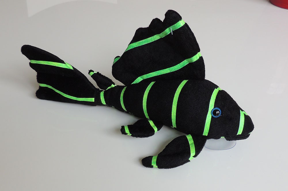 green pleco plush