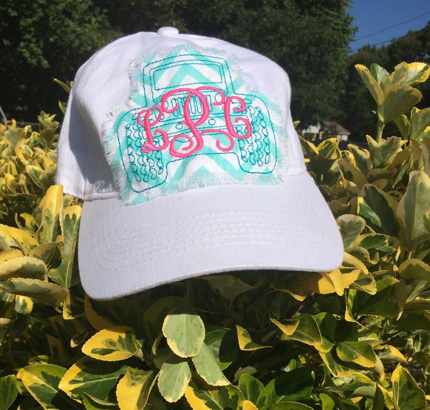 Jeep Monogram Hat Raggy Jeep Patch Hat