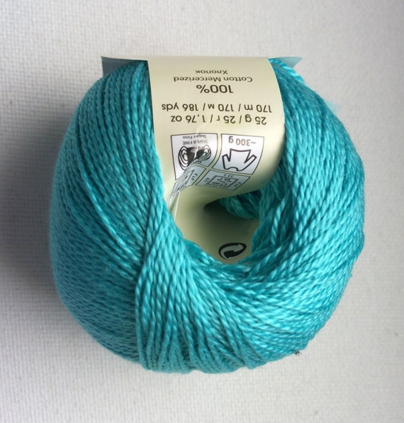 crochet cotton yarn thread IRIS 20g/170m skeins mercerized