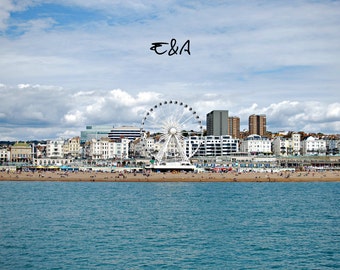 Color Print of Brighton, England