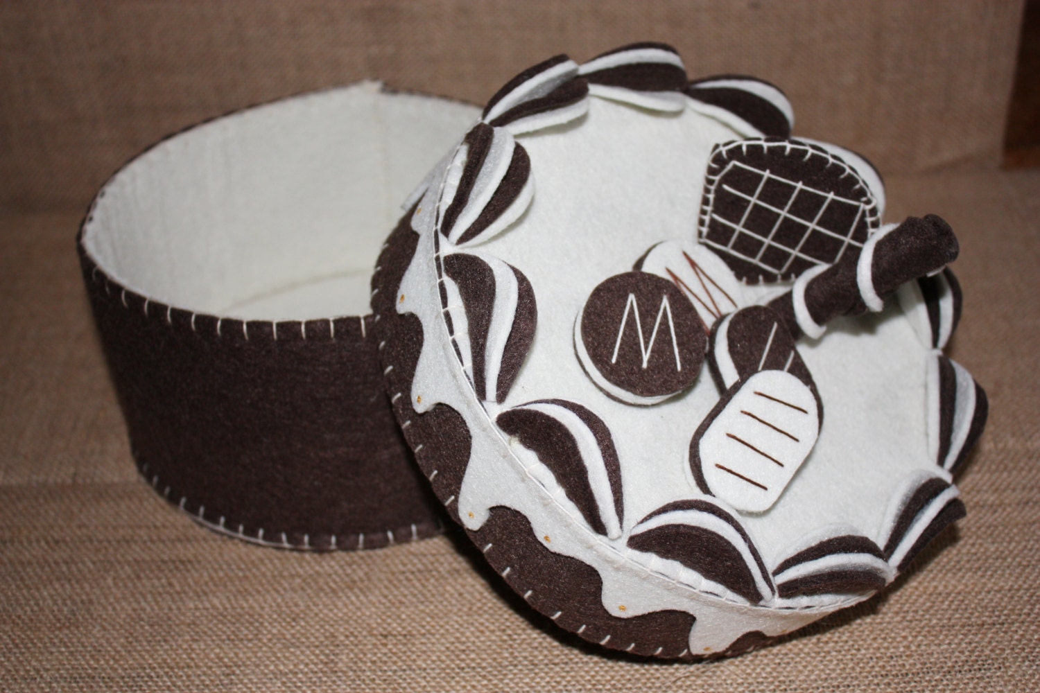 Felt Box/Jewelry Box/Gift Box /Home by on Etsy