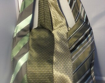 Unique Nook, Kindle, E- Reader, Messenger Bag - Tie Bag