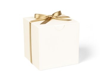 Favor Boxes, Gold favor boxes, Ivory favor boxes, Favour boxes, Gold wedding favor boxes, Wedding favor box, Candy buffet boxes, Set of 8