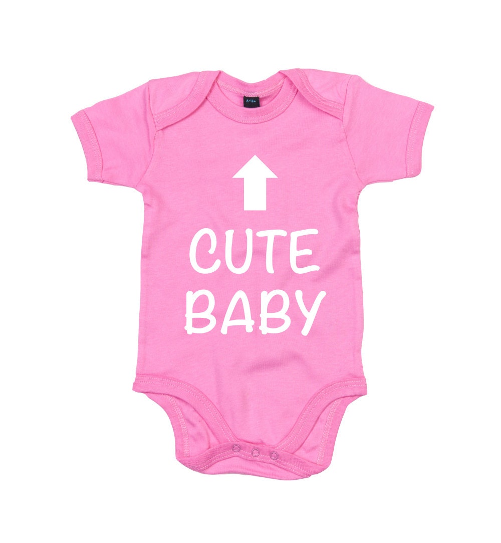 Cute Baby Funny Baby Grow Pink Girls Present by