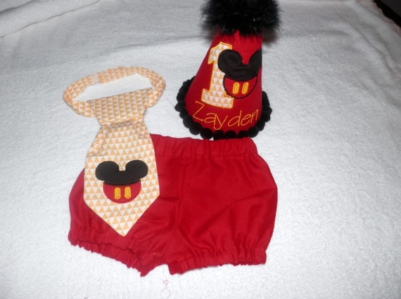 mickey mouse smash cake outfit