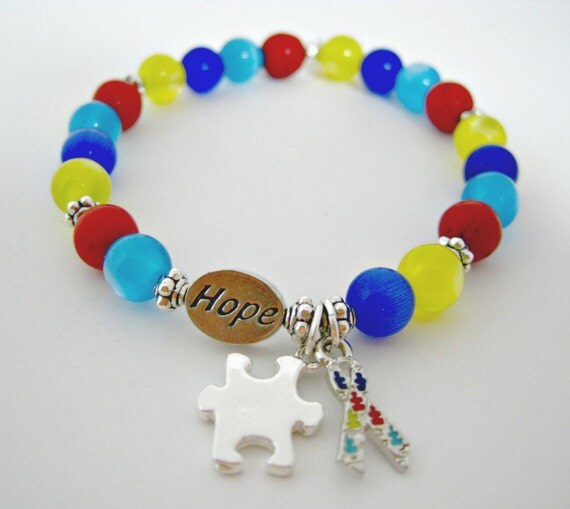 Autism Awareness Bracelet Autism Awareness Autism Jewelry