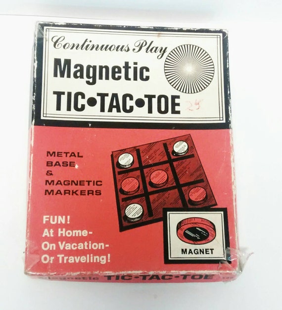 Vintage Tic Tac Toe travel game. by redrummagesales