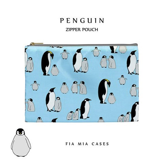 penguin makeup bag